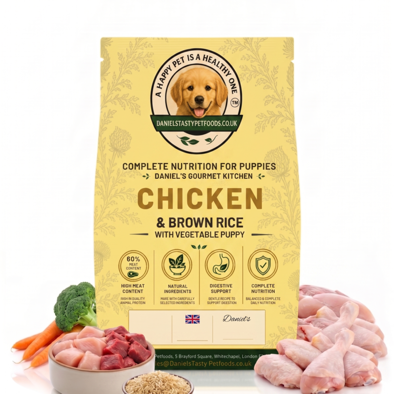 Daniel's Gourmet Kitchen - Chicken & Brown Rice with Vegetables (Puppy)