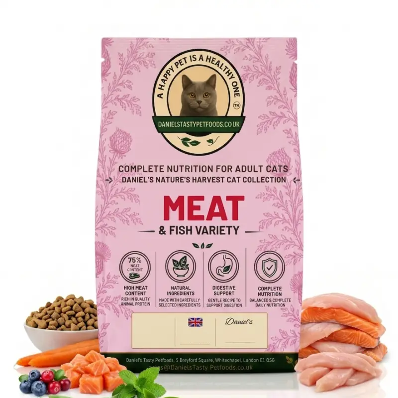 Daniel's Nature's Harvest Cat Collection - Meat & Fish Variety (Cat)