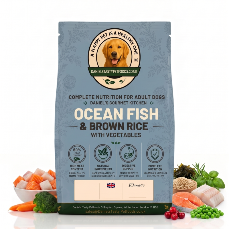 Daniel's Gourmet Kitchen - Ocean Fish & Brown Rice with Vegetables